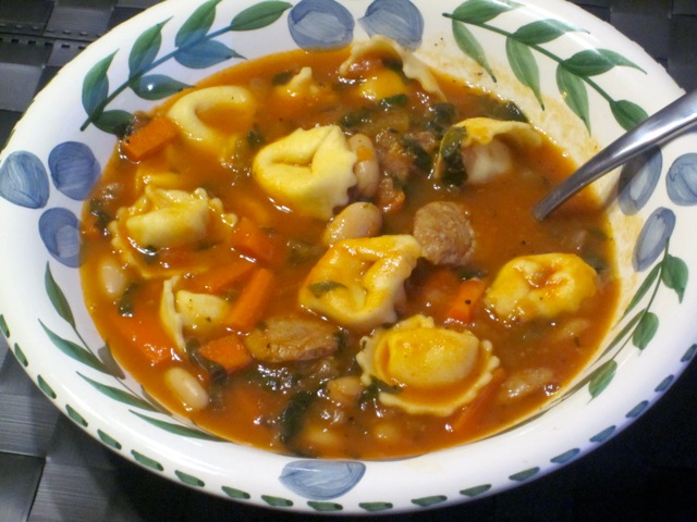 Tortellini Sausage Soup – My Favourite Pastime