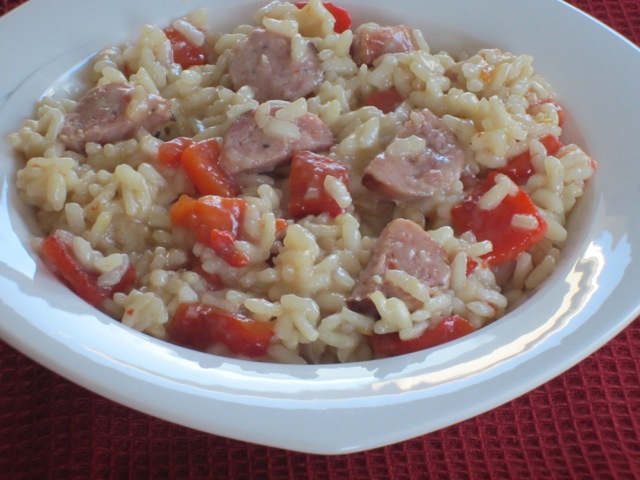 Risotto with Sausage and Roasted Bell Pepper myfavouritepastime.com_1316