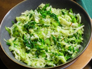 Butter-Garlic sautéed Savoy Cabbage – My Favourite Pastime