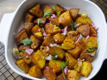 Nigella's Indian Roasted Potatoes myfavouritepastime.com